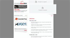 Desktop Screenshot of christiannewswire.com
